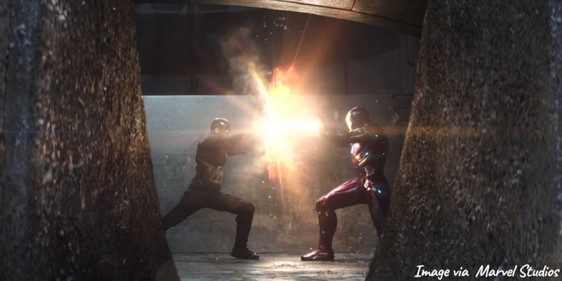  Captain America Civil War :-  Captain America , Ironman  (Credit Marvel studios)