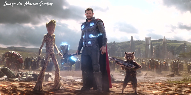 Avengers Infinity War Thor entery in Wakanda (Credit - Marvel Studios)