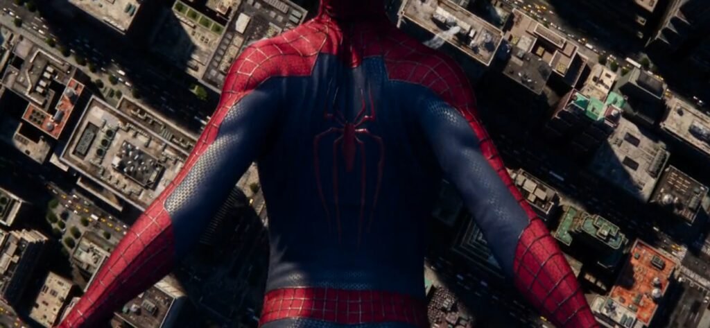 The Amazing Spider-man 2 :- Andrew Garfield /Spiderman (Credit - Marvel Studios & Sony pictures)