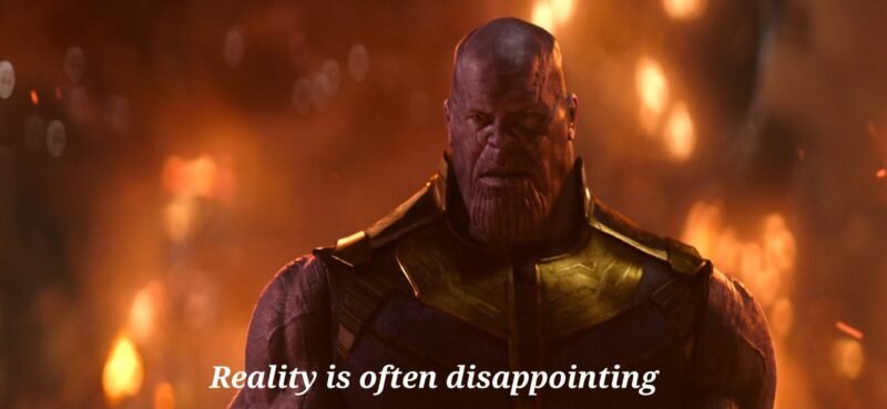Avengers Infinity War :- Thanos Quotes - "Reality is often disappointing" (Credit - Marvel Studios)