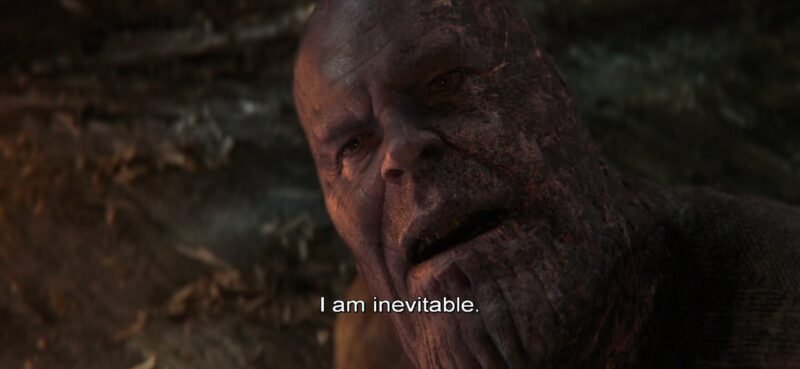 Avengers Endgame :- Thanos Quotes - “I am Inevitable.” (Credit - Marvel Studios)