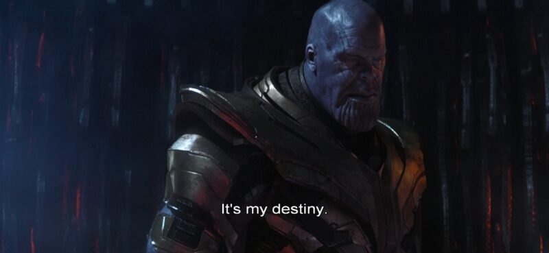 Avengers Endgame :- Thanos Quotes - "It’s my destiny" (Credit - Marvel Studios)