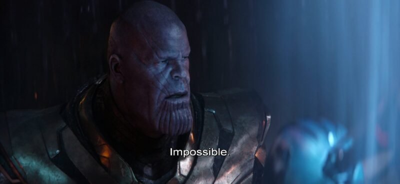 Avengers Endgame :- Thanos Quotes - "Impossible" (Credit - Marvel Studios)