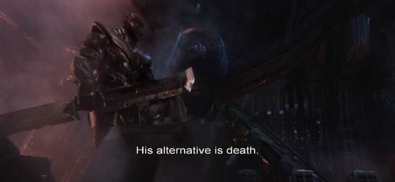 Avengers Endgame :- Thanos Quotes - "His alternative is death" (Credit - Marvel Studios)