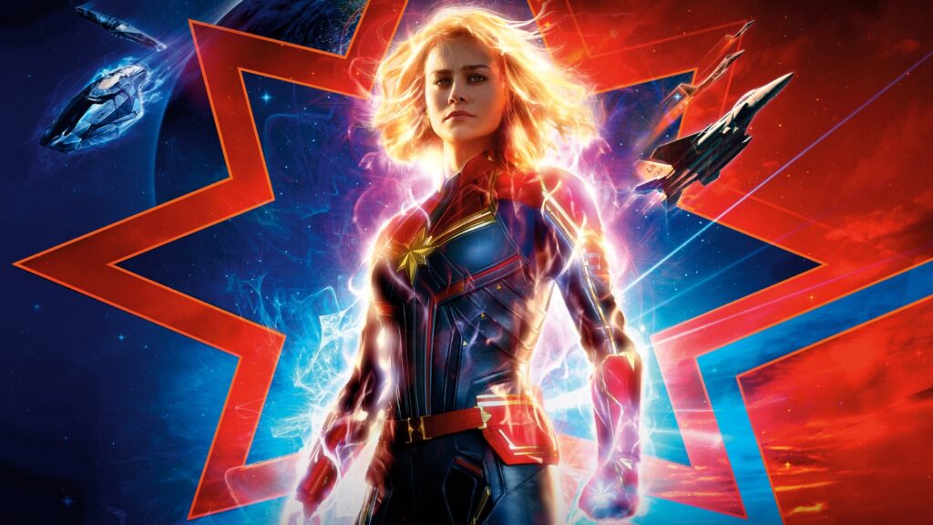 Captain Marvel :- Brie Larson as Carol Danvers / Captain Marvel (Credit - Marvel Studios)