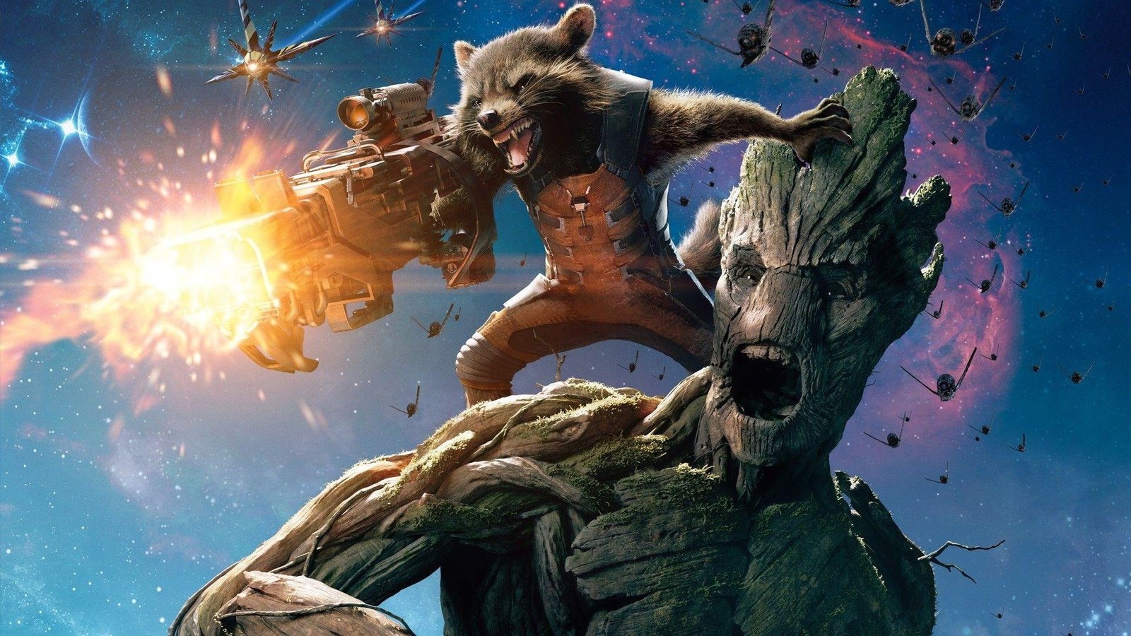 Guardian of the galaxy :- Bradley Cooper as Rocket , Vin Deaseal as Groot(Credit - Marvel Studios)