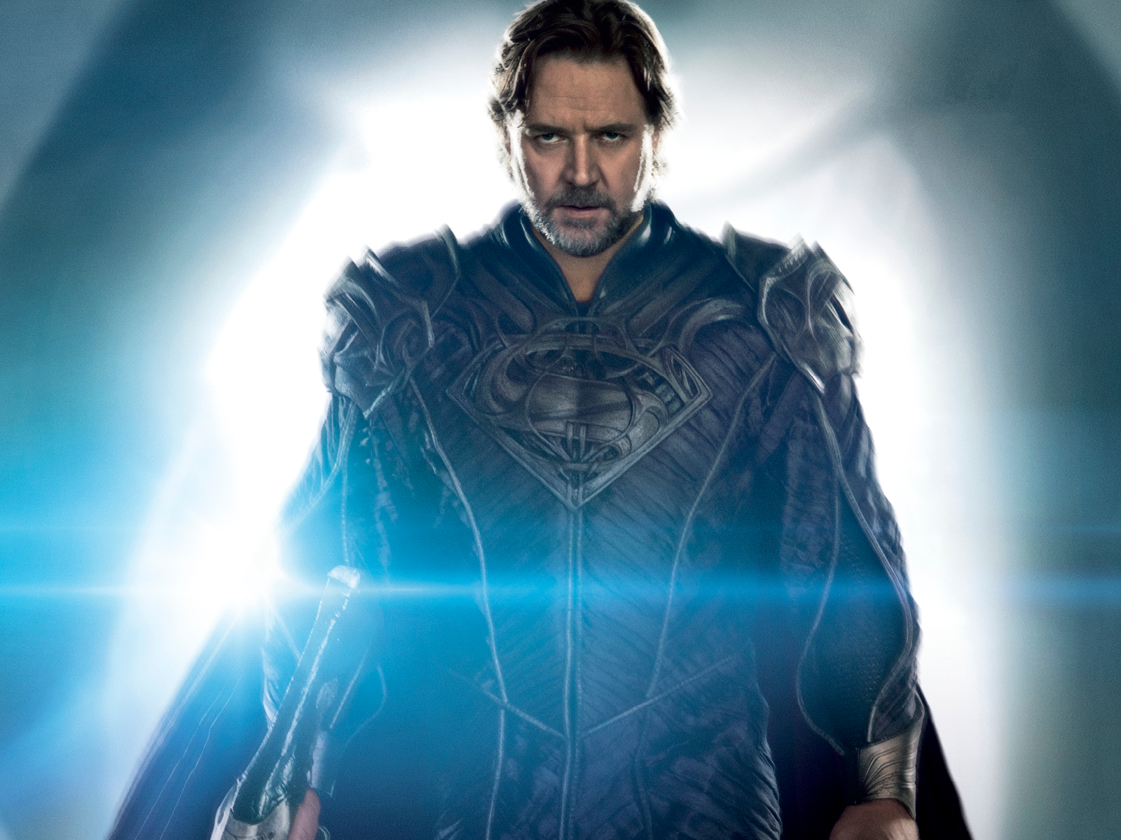 Man of Steel :- Russell Crowe as Jor-El (Credit - Warner Bros)