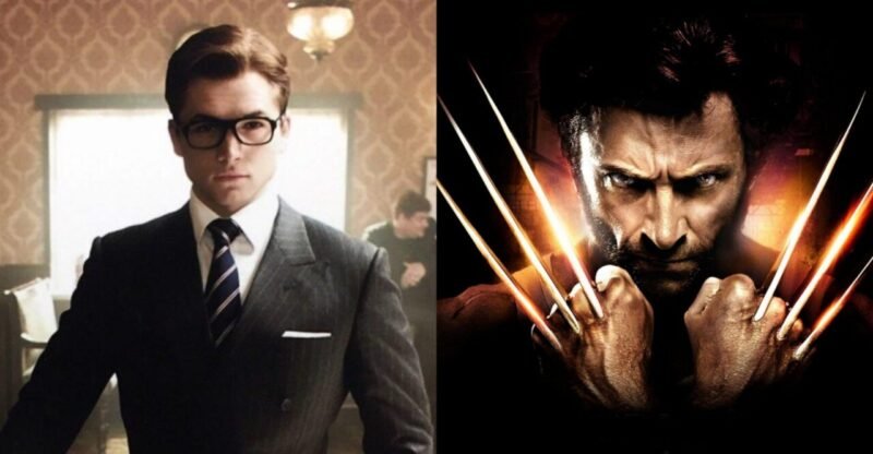 X-Men :- Hugh Jackman as Logan / Wolverine , Taron Egerton (Credit :- Marvel Studios, 20th Century Studios)