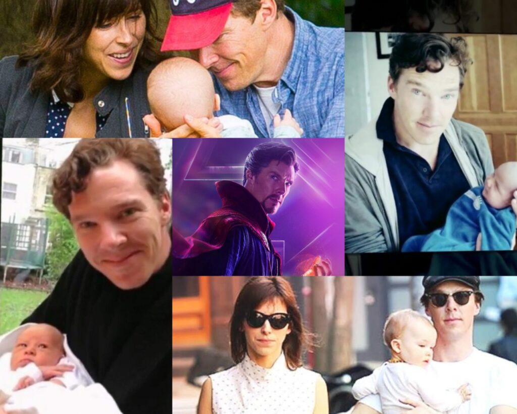 Hal Auden Cumberbatch, Old, Height, Benedict Cumberbatch & Sophie Hunter (Credit - Marvel Studios)