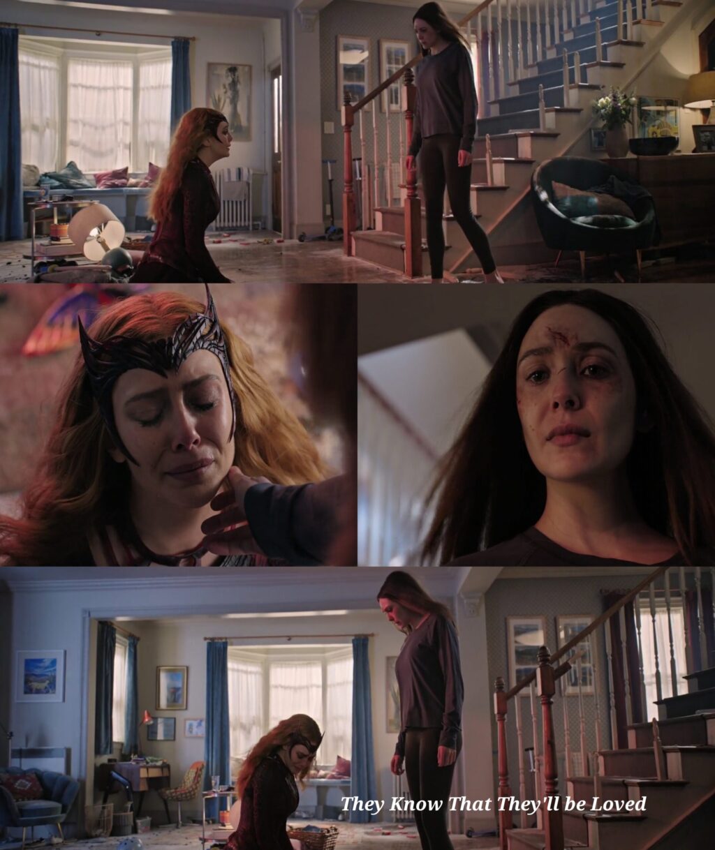 What Did Wanda Say To Scarlett Witch Multiverse Of Madness. Meaning, Explained :- Know That They'll be Loved. (Credit - Marvel Studios)