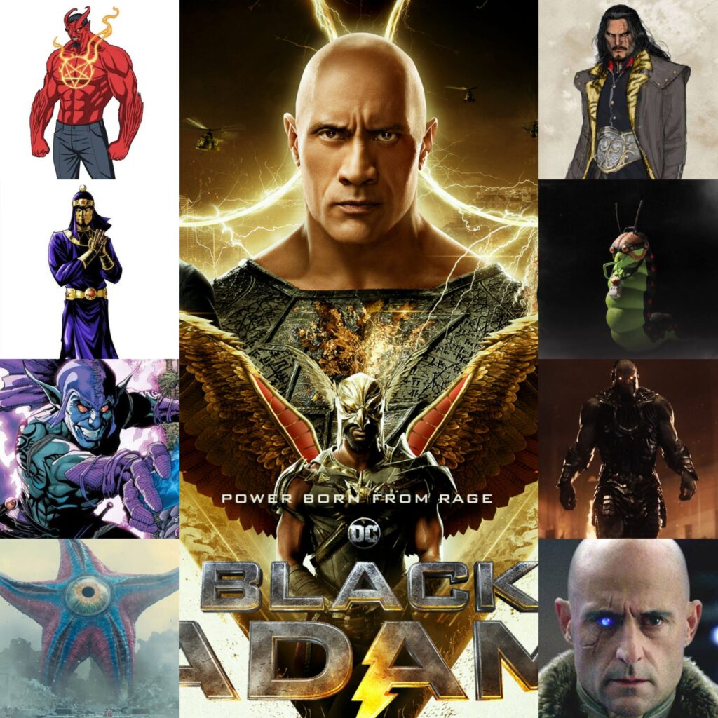 Who Is The Villain In Black Adam || Top 8 Villains Of Black Adam.(Credit - Warner Bros & DC Comics)