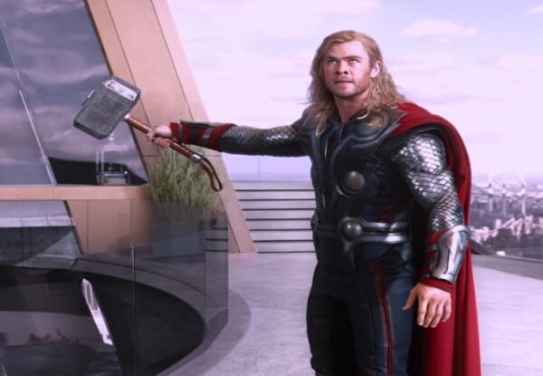 The Avengers 2012 Cast Thanos, Villain, Box Office, Budget, DVD Release date, Director, Plot, Comics :- Chris Hemsworth as Thor (Credit - Marvel Studios)