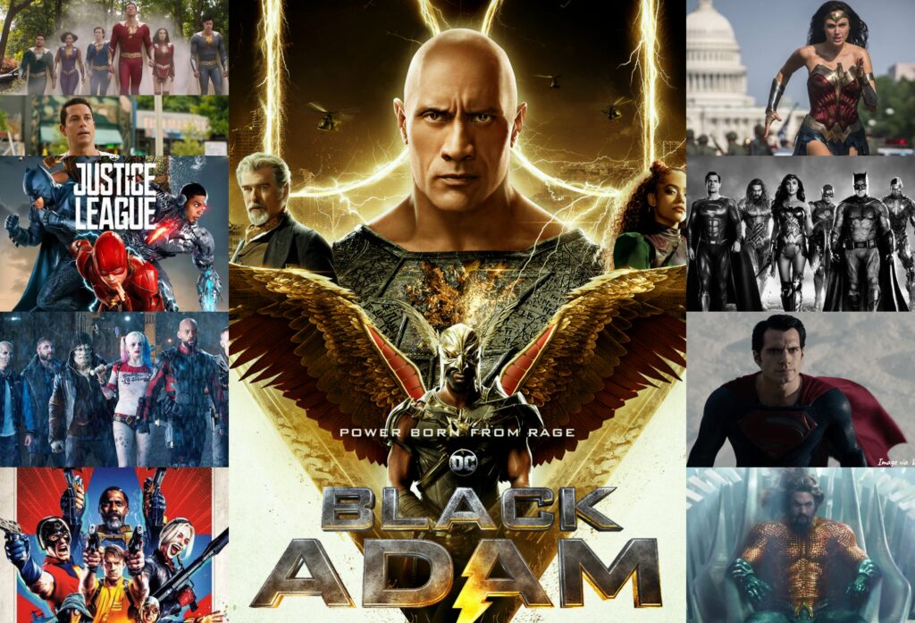 Black Adam Box Office & Budget Compared To Other DCEU Movies. (Credit - DC Comics & Warner Bros)