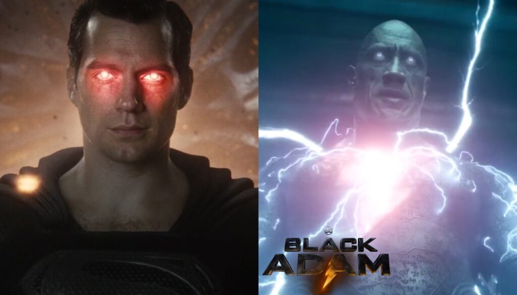 Is Black Adam Stronger Than Superman, Laser Eyes, Laser Beam, Heat Vision (Credit - DC Comics & Warner Bros)