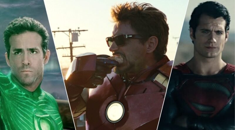 Superman Vs Green Lantern Vs Iron Man: Who Would Win? (Credit - DC Comics, Warner Bros and Marvel Studios)
