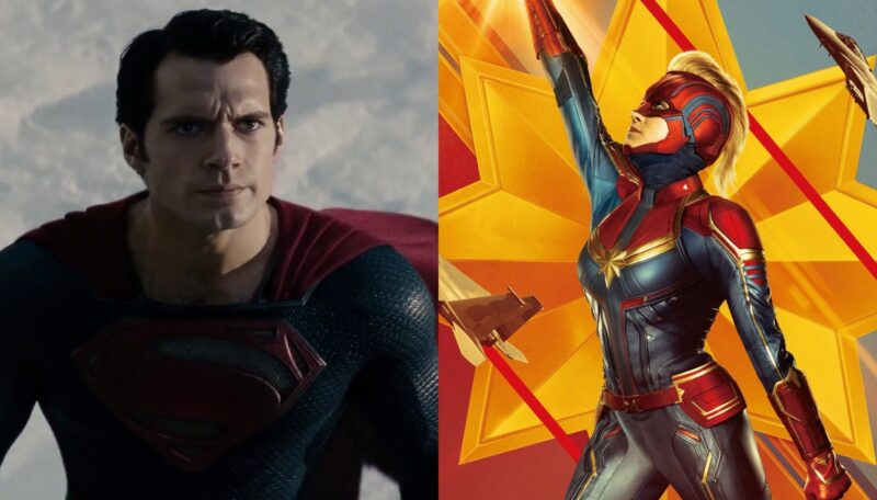 Captain Marvel Vs Superman: Who Will Win? (Credit - Marvel Studios, DC Comics & Warner Bros.)