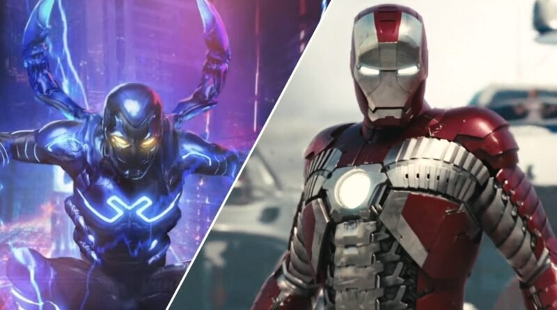 Blue Beetle Vs. Iron Man: Who Would Won Blue Beetle or Iron Man? (Credit - Marvel Studios & DC Comics, Warner Bros)